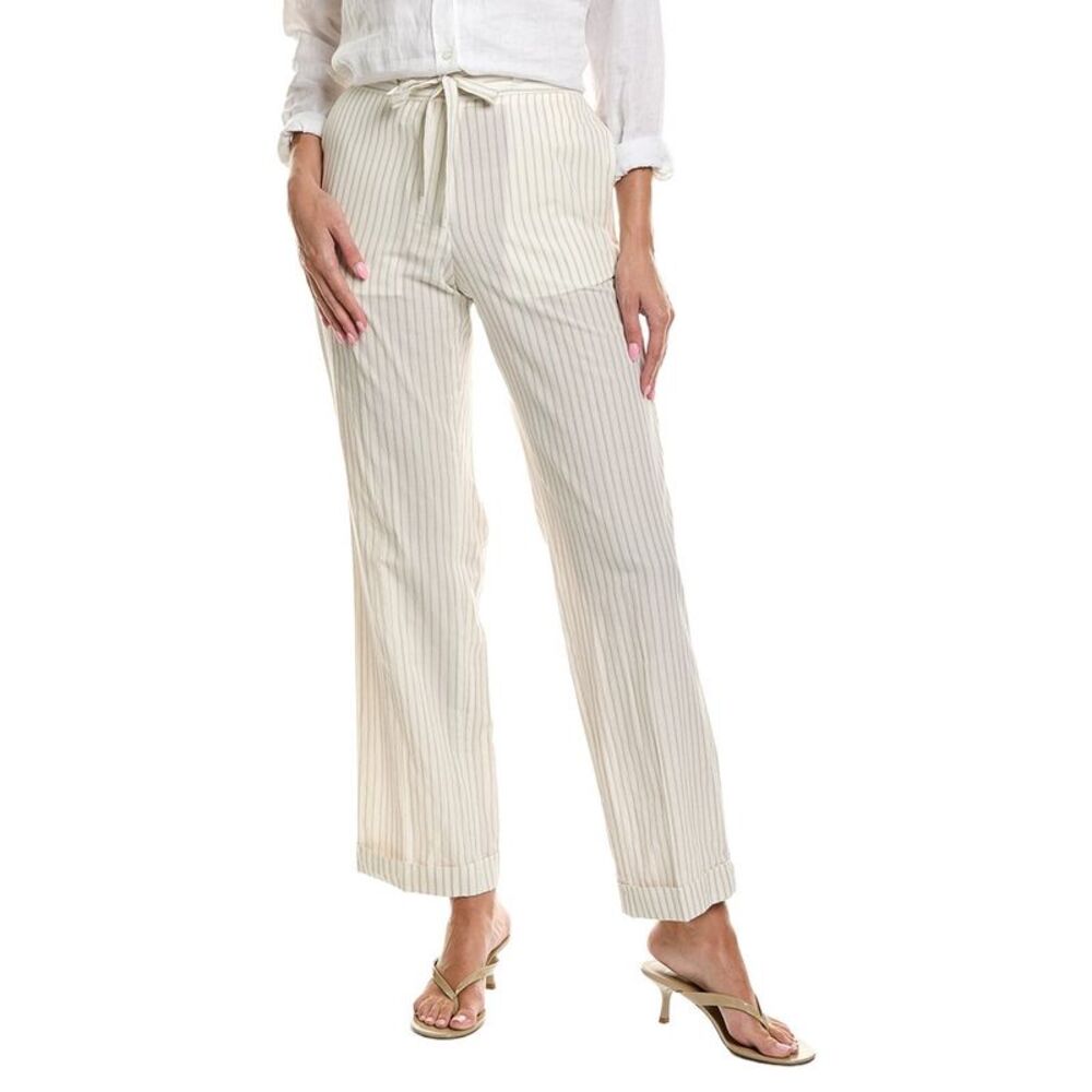 Officine Générale Womens Officine Generale Miranda Pant, White